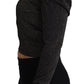 Dolce & Gabbana Black Gold Cropped Women Pullover Sweater