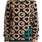 Dolce & Gabbana Multicolor DG Mania Wool Crewneck Pullover Sweater