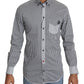 Dolce & Gabbana Black White Checkered Casual Shirt