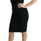 Dolce & Gabbana Black Floral Lace Sheath Gown Dress