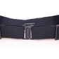Dolce & Gabbana Blue Waist Smoking Tuxedo Cummerbund Belt