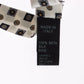 Dolce & Gabbana White Silk Bowtie Leather Men Belt Gift Box