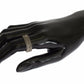 Nialaya Black CZ 925 Sterling Silver Womens Ring