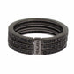 Nialaya Black CZ 925 Sterling Silver Womens