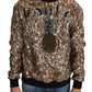 Dolce & Gabbana Multicolor MAMBO Jacquard Pineapple Pullover Sweater