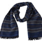 Missoni Multicolor Wool Striped Unisex Neck Wrap Shawl