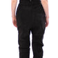 La Maison du Couturier Black Leather Jumpsuit