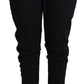 Dolce & Gabbana Black Polyester Neoprene Jogger Trouser Pants