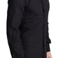 Dolce & Gabbana Black Cotton Blend Formal Dress Shirt