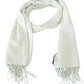 Missoni Light Green Pattern Cashmere Unisex Wrap Fringes Scarf