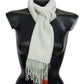 Missoni Light Green Pattern Cashmere Unisex Wrap Fringes Scarf