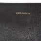 Dolce & Gabbana Black Exotic Leather Shoulder Sling Alta Sartoria Bag