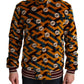 Dolce & Gabbana Multicolor Velvet DG Logo Mens Sweater Jacket