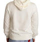 Dolce & Gabbana White King Ceasar Cotton Hooded Sweater