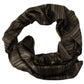 Dolce & Gabbana Metallic Gold Silk Stretch Shawl Wrap Scarf