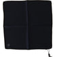 Dolce & Gabbana Black Square Handkerchief 100% Silk Scarf