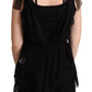 Dolce & Gabbana Black Silk Lace Trim Camisole Tank Top