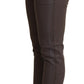 PLEIN SUD Brown Cotton Stretch Skinny Denim Jeans