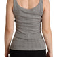 Dolce & Gabbana Gray Cotton Modal Canotta Tank Top T-shirt