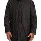Dolce & Gabbana Black Polyester Mens Trench Coat Jacket