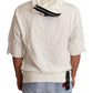 Dolce & Gabbana White Hooded Limited Edition Sweater