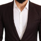 Dolce & Gabbana Bordeaux Wool MARTINI Slim Fit Suit