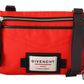 Givenchy Red Polyamide Downtown Flat Crossbody Bag