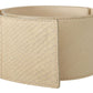 GF Ferre White Waxed Cotton Wide Fashion Belt