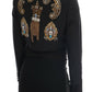 Dolce & Gabbana Black Crystal Fairy Tale Blazer Jacket