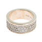 Nialaya Silver Womens CZ 925 Sterling Ring