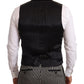 Dolce & Gabbana Black White Check 3 Piece Set MARTINI Suit