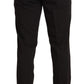 Domenico Tagliente Black Polyester Slim 2 Piece Set TAGLIENTE Suit
