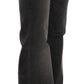 John Galliano Black Washed Mid Waist Flared Denim Casual Jeans