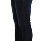 Versace Jeans Dark Blue Cotton Low Waist Skinny Denim Jeans
