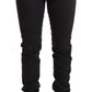 PINKO Black Cotton Stretch Skinny Mid Waist Women Denim Jeans