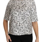 Dolce & Gabbana White Musical Instruments Print Blouse
