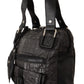 WAYFARER Black Printed Logo Shoulder Handbag Purse Bag