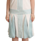 Sergei Grinko Multicolor Faux Pearl Sleeveless Shift Midi Dress
