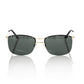 Frankie Morello Black Metallic Fibre Men Sunglasses