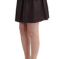 GF Ferre Purple Short Flannel Skirt