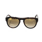 Frankie Morello Brown Acetate Mens Sunglasses