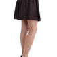 GF Ferre Purple Short Flannel Skirt