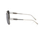 Frankie Morello Black Metallic Fiber Men Sunglass