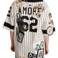 Dolce & Gabbana White Cotton Crystal Charms Amore Shirt