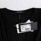 Roccobarocco Black Embellished Jersey Mini Sheath Short Dress