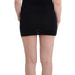 Roccobarocco Black Embellished Jersey Mini Sheath Short Dress