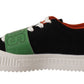 GCDS Multicolor Suede Low Top Lace Up Women Sneakers Shoes