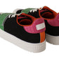 GCDS Multicolor Suede Low Top Lace Up Women Sneakers Shoes