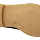 Dolce & Gabbana Brown Velvet Exotic Leather Boots