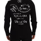 Dolce & Gabbana Black Slim Cotton Denim Stretch Shirt